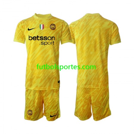 Camiseta Inter Milan Portero Niño Segunda Equipación 2024/2025